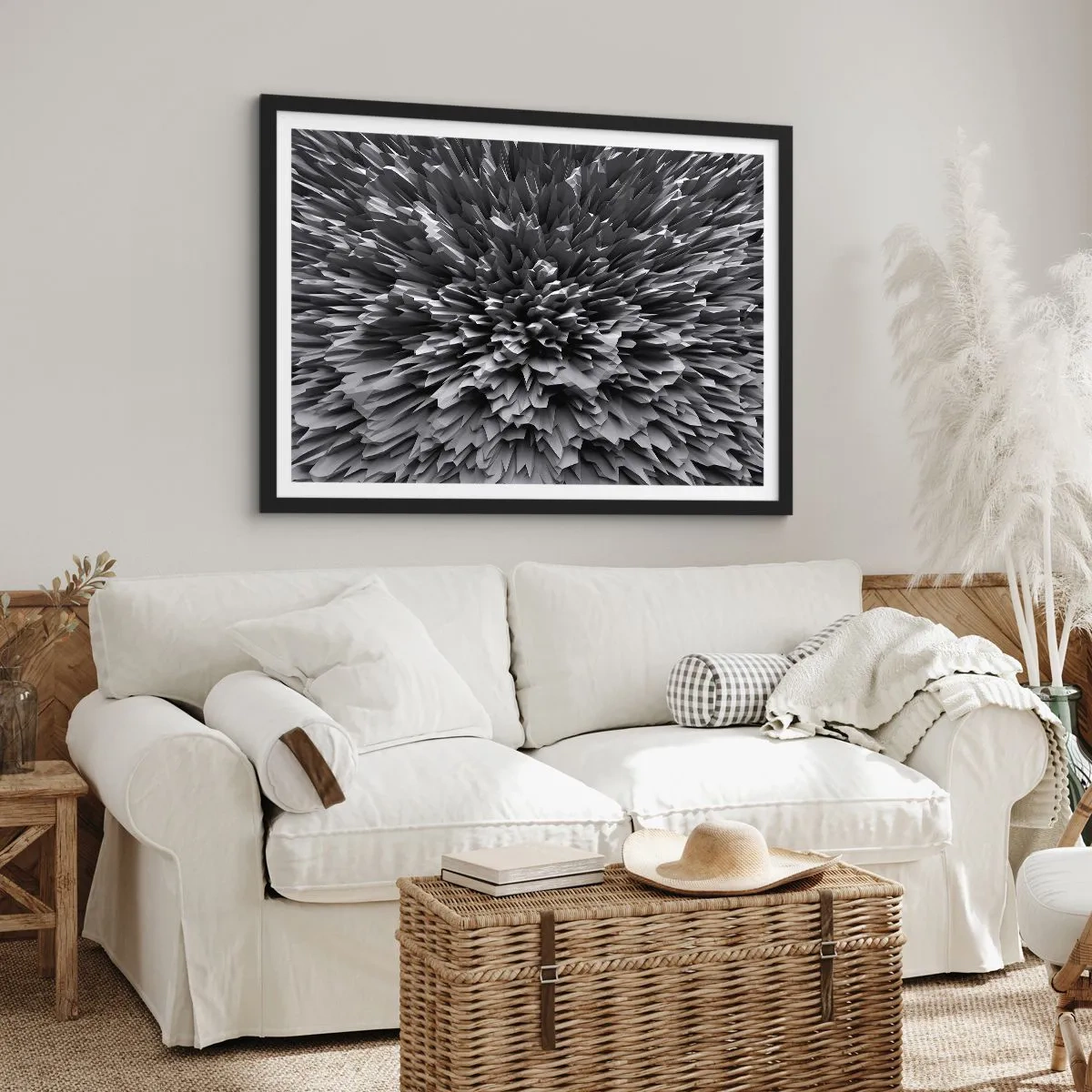 Poszter fehér keretben - Ennél élesebb már nem lehet. - 70x50 cm