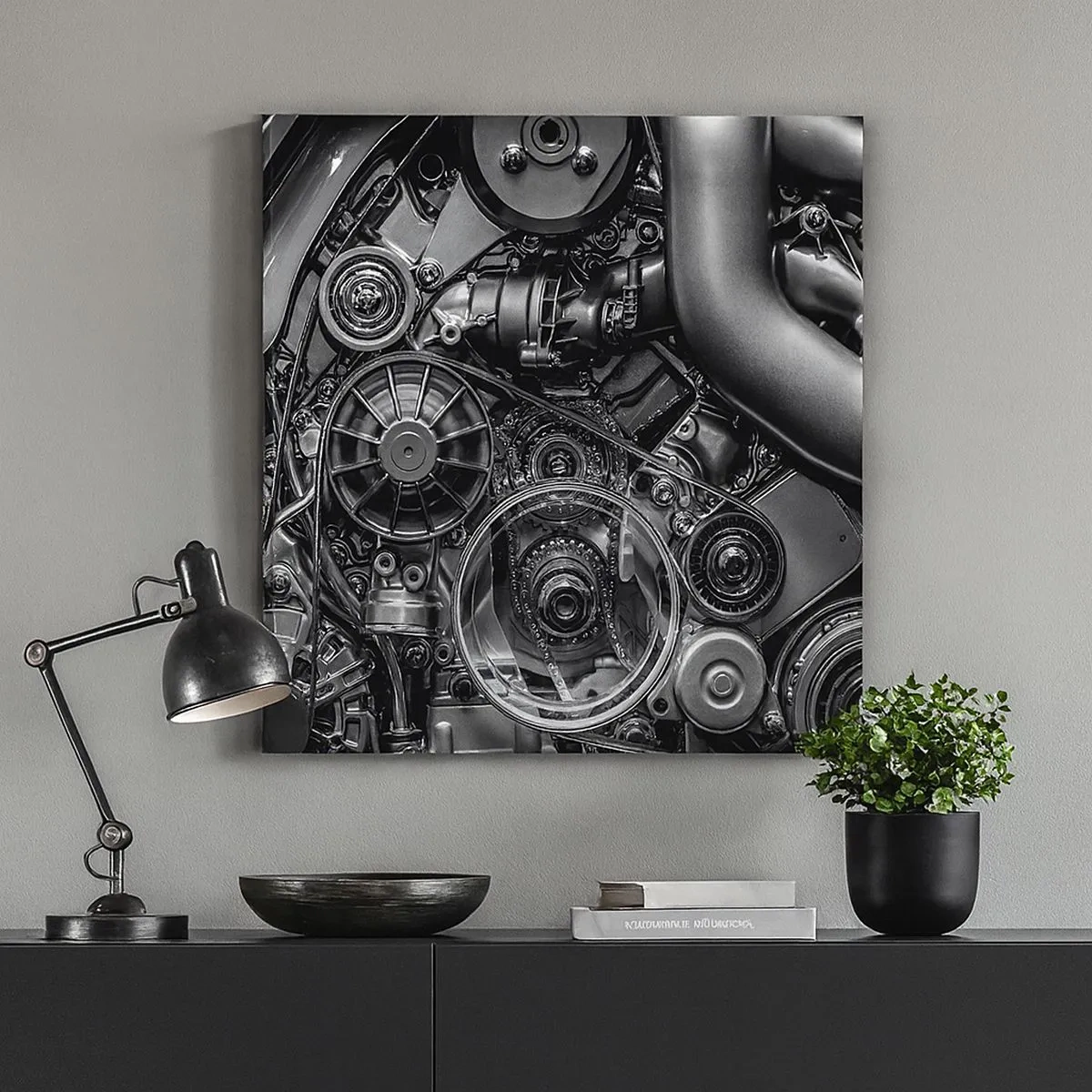 Vászonkép - A mechanika költészete - 30x30 cm