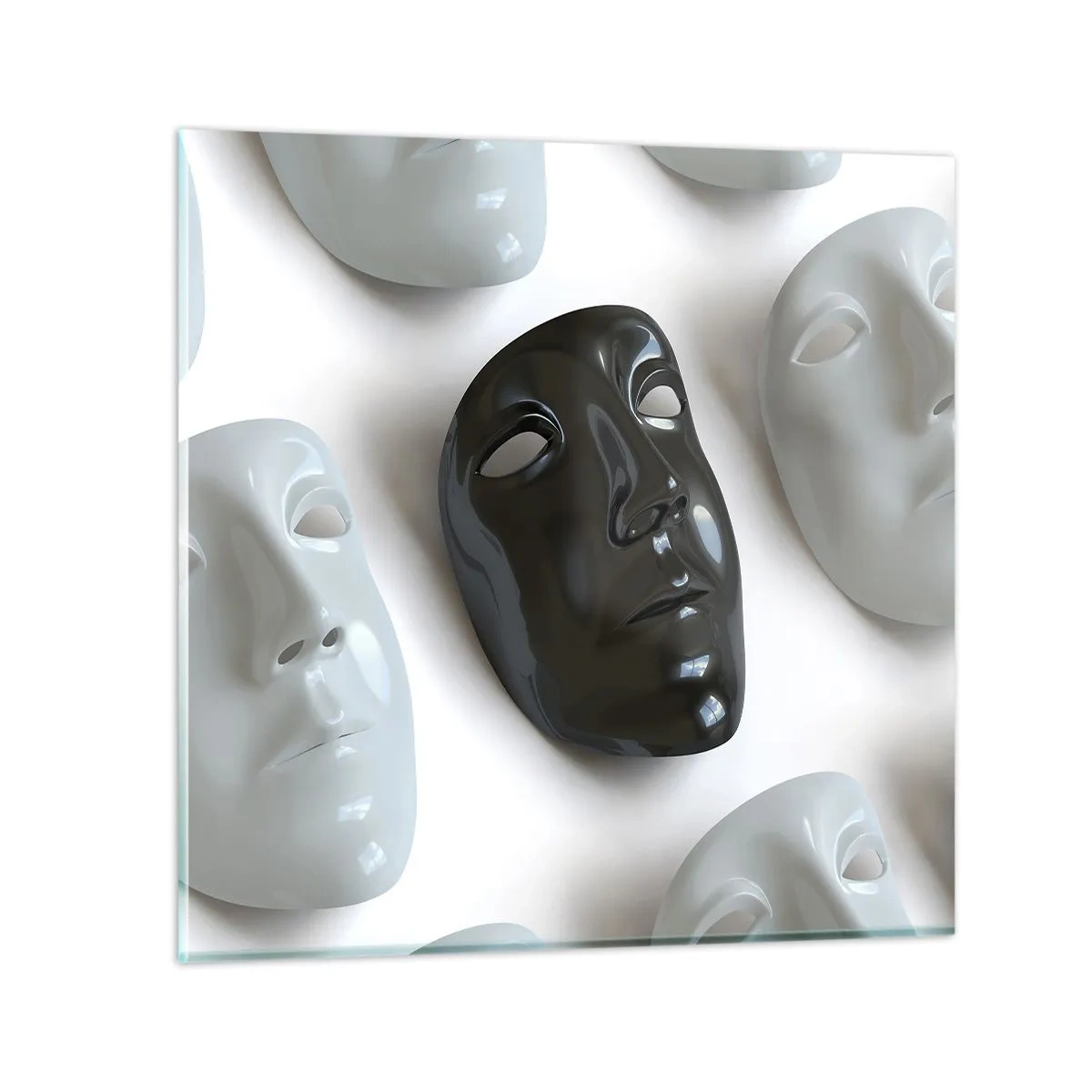 Üveg kép - Hogyan lehet kitűnni? - 30x30 cm