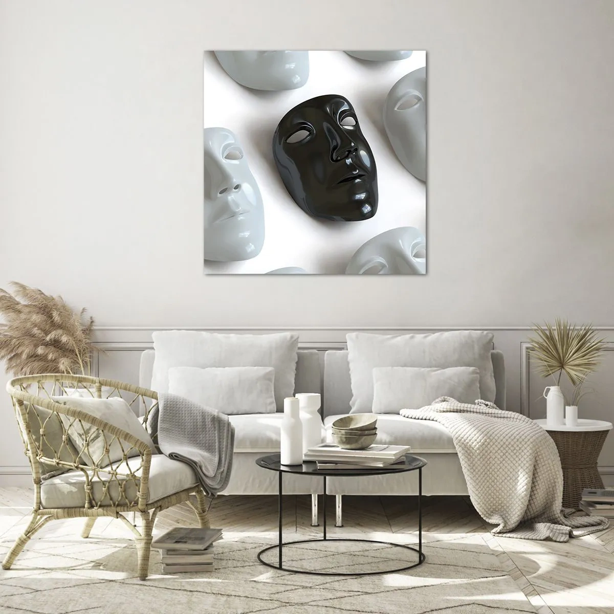 Üveg kép - Hogyan lehet kitűnni? - 30x30 cm